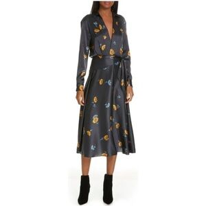 EQUIPMENT VIVIENNE MIDI DRESS